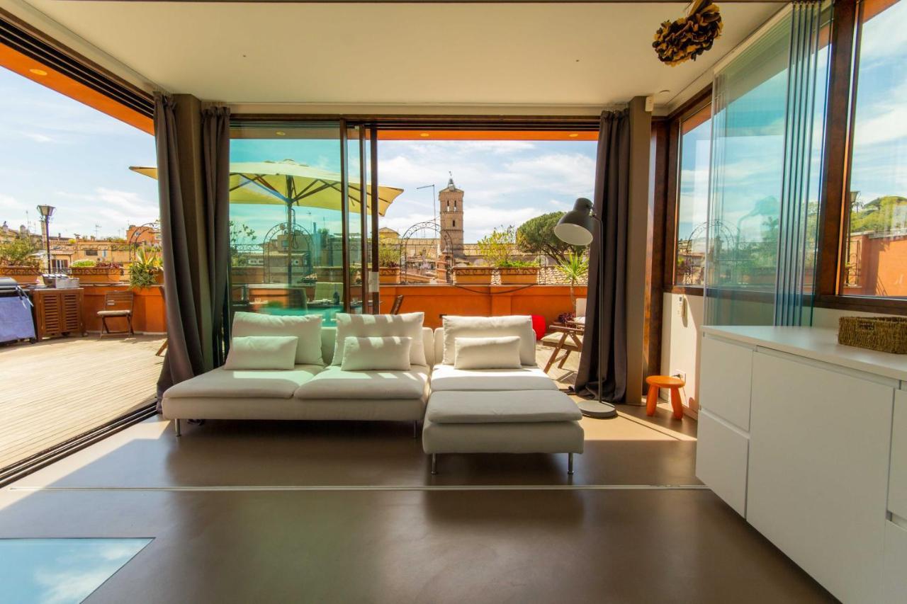 Pelliccia 11 Trastevere Penthouse Rom Eksteriør billede