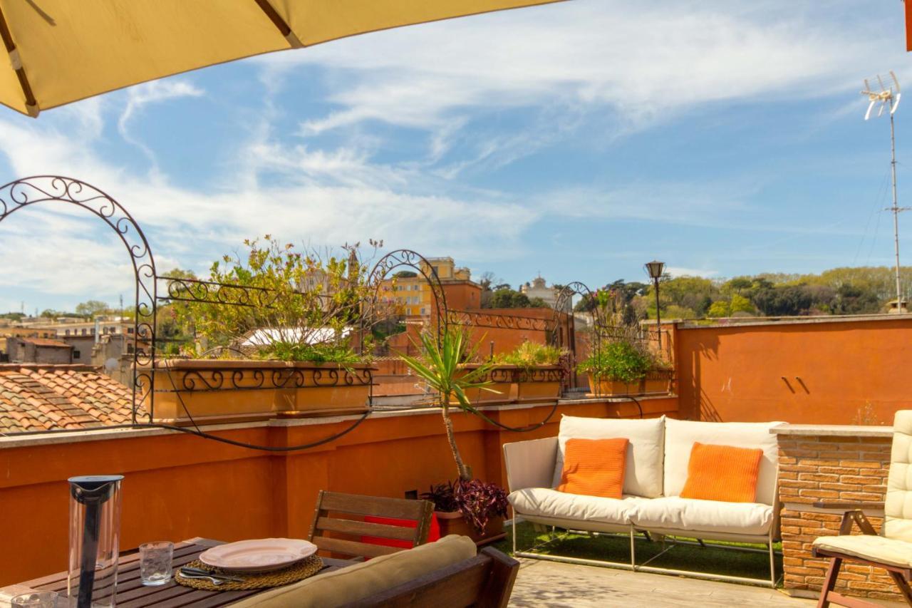 Pelliccia 11 Trastevere Penthouse Rom Eksteriør billede