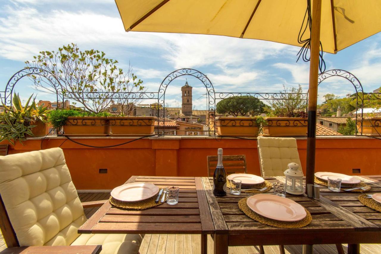 Pelliccia 11 Trastevere Penthouse Rom Eksteriør billede