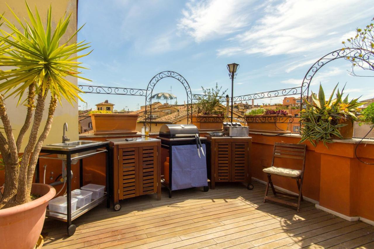 Pelliccia 11 Trastevere Penthouse Rom Eksteriør billede
