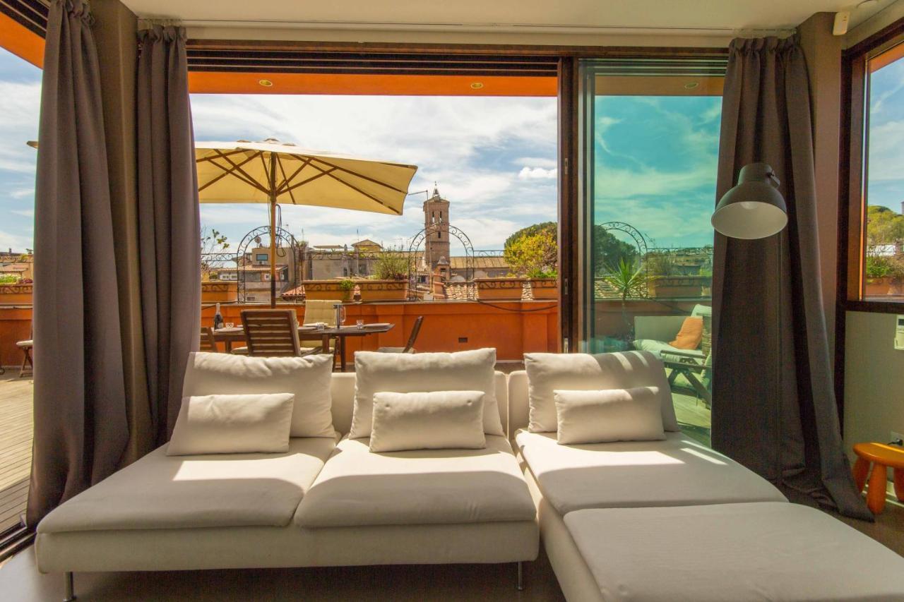 Pelliccia 11 Trastevere Penthouse Rom Eksteriør billede